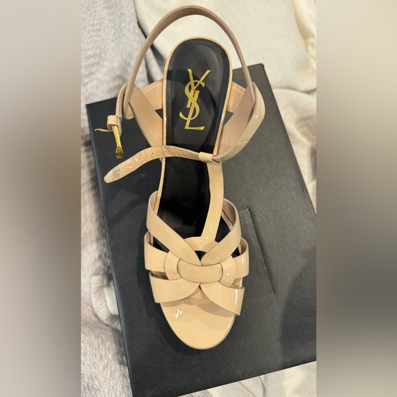 YSL Saint Laurent Tribute Platform Sandals - Picture 2 of 4